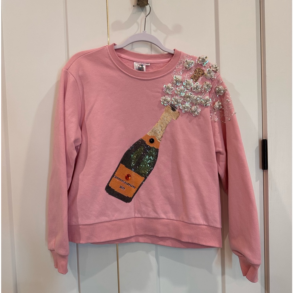 Queen of sparkles sweatshirt. Sz xs